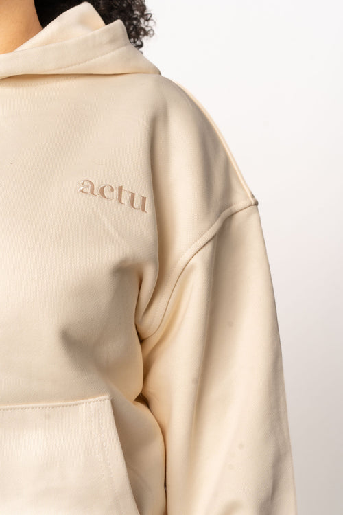 ACT — Hoodie beige 480 GSM